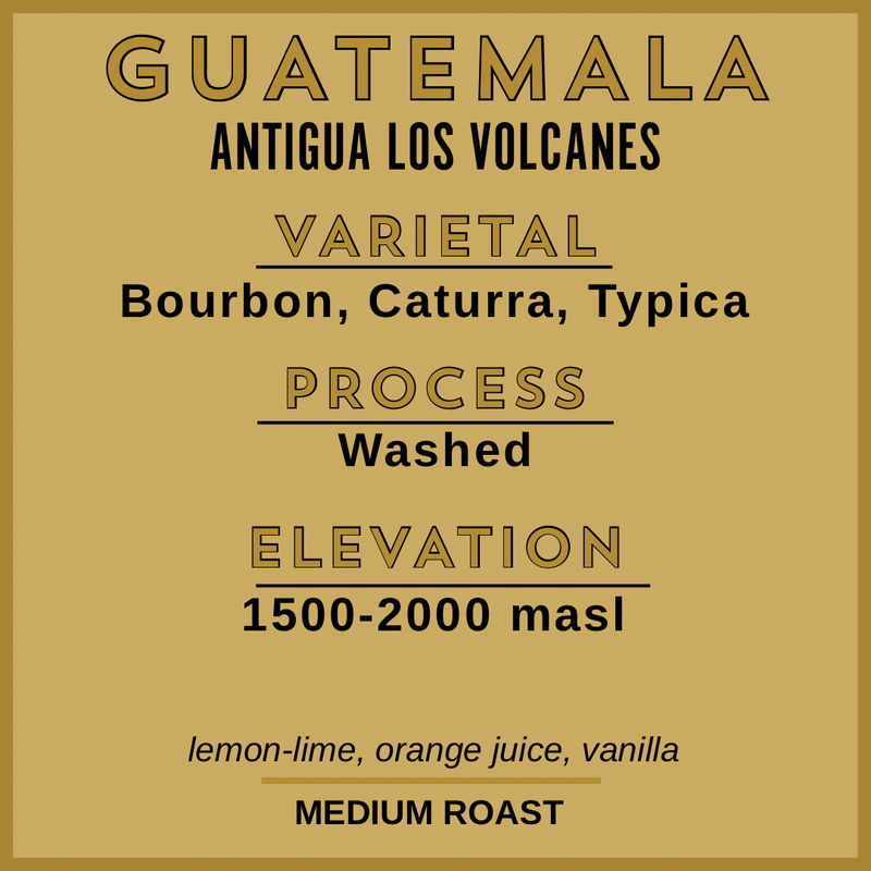 LIMITED OFFERING - GUATEMALA ANTIGUA LOS VOLCANES