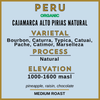 PERU - AMAZONAS LUCAS VEGA TORBISCO ORGANIC