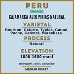 PERU - AMAZONAS LUCAS VEGA TORBISCO ORGANIC