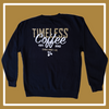 Timeless Coffee Roasters Black Acorn Crewneck Sweatshirt Back