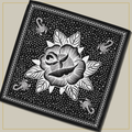 Black Scorpion Rose Bandana