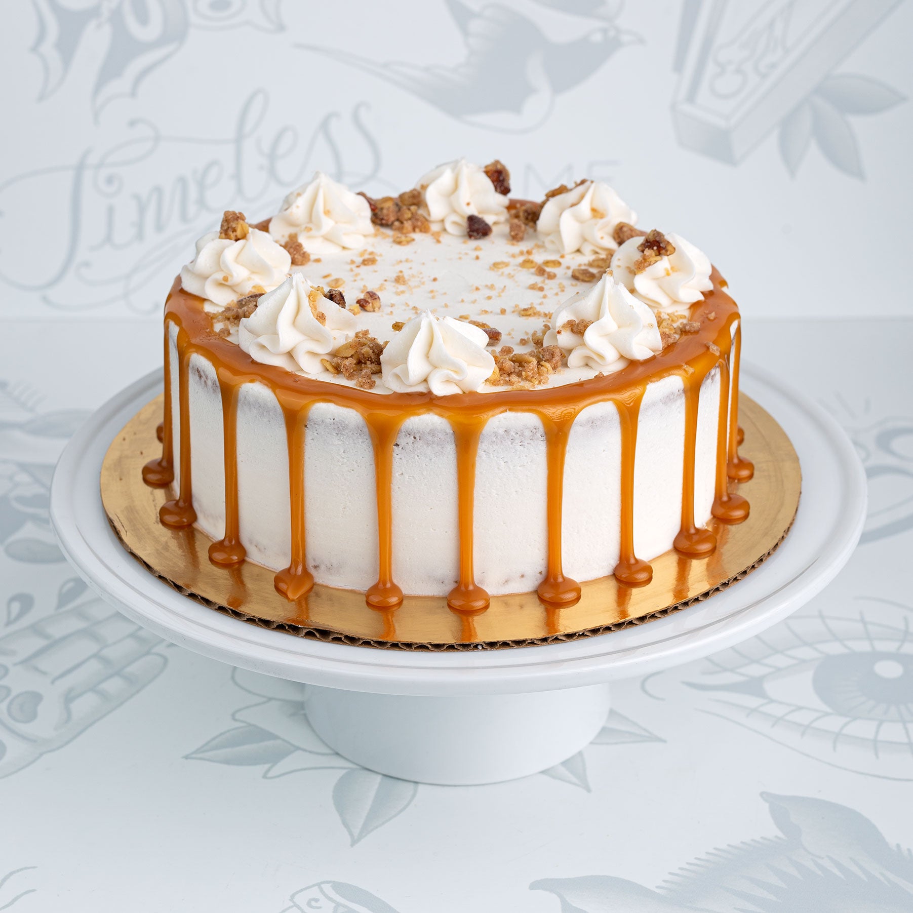 Caramel Apple Cake - 8"