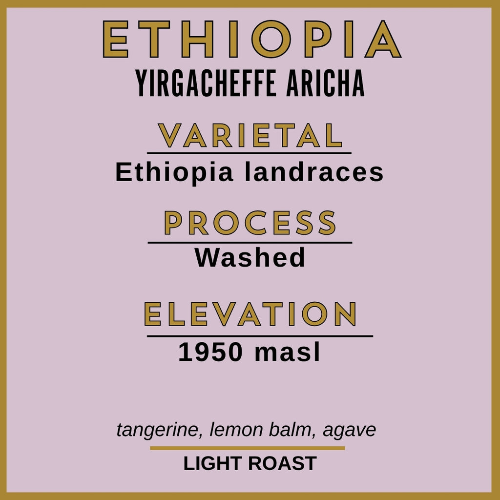 ETHIOPIA YIRGACHEFFE ARICHA