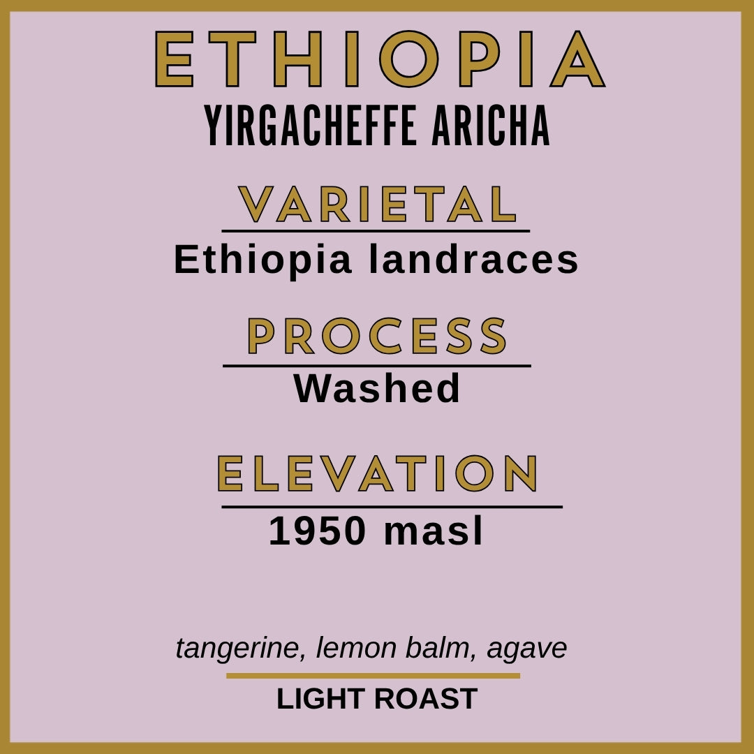 ETHIOPIA YIRGACHEFFE ARICHA
