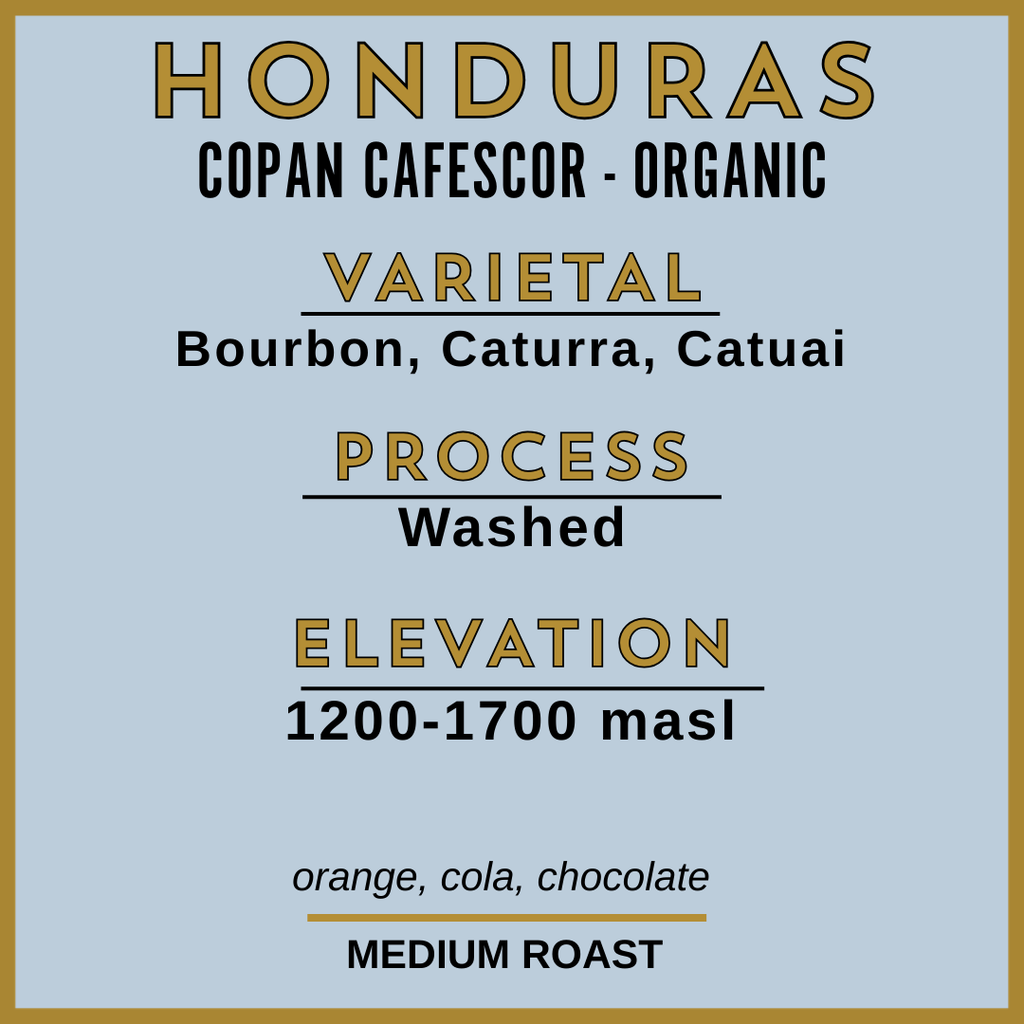 HONDURAS COPAN CAFESCOR - ORGANIC