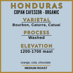 HONDURAS COPAN CAFESCOR - ORGANIC
