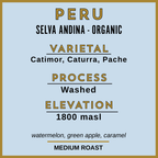 PERU - SELVA ANDINA - ORGANIC