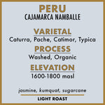 PERU CAJAMARCA NAMBALLE - ORGANIC