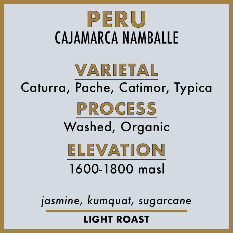 PERU CAJAMARCA NAMBALLE - ORGANIC