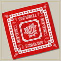 Red Paisley Bandana