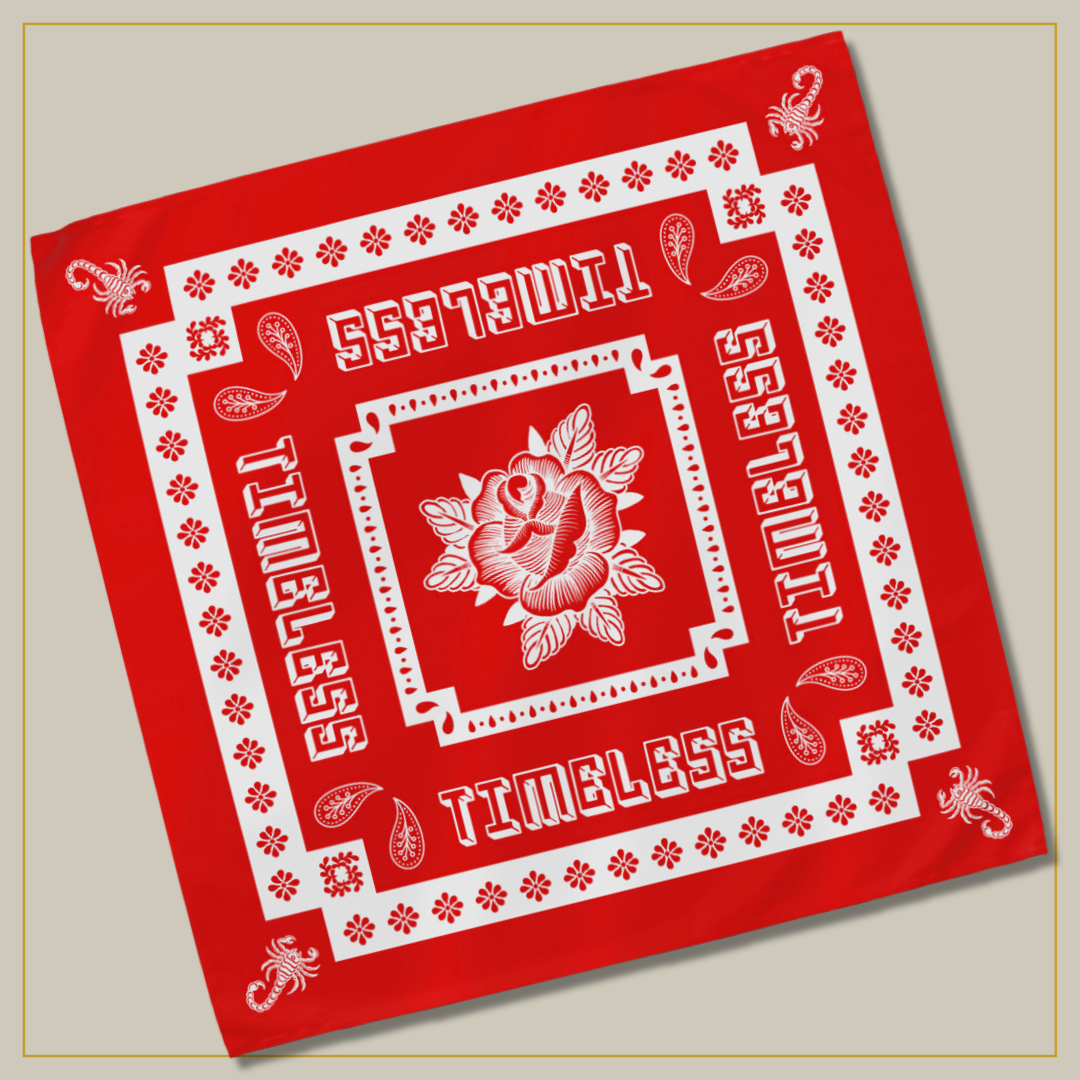 Red Paisley Bandana